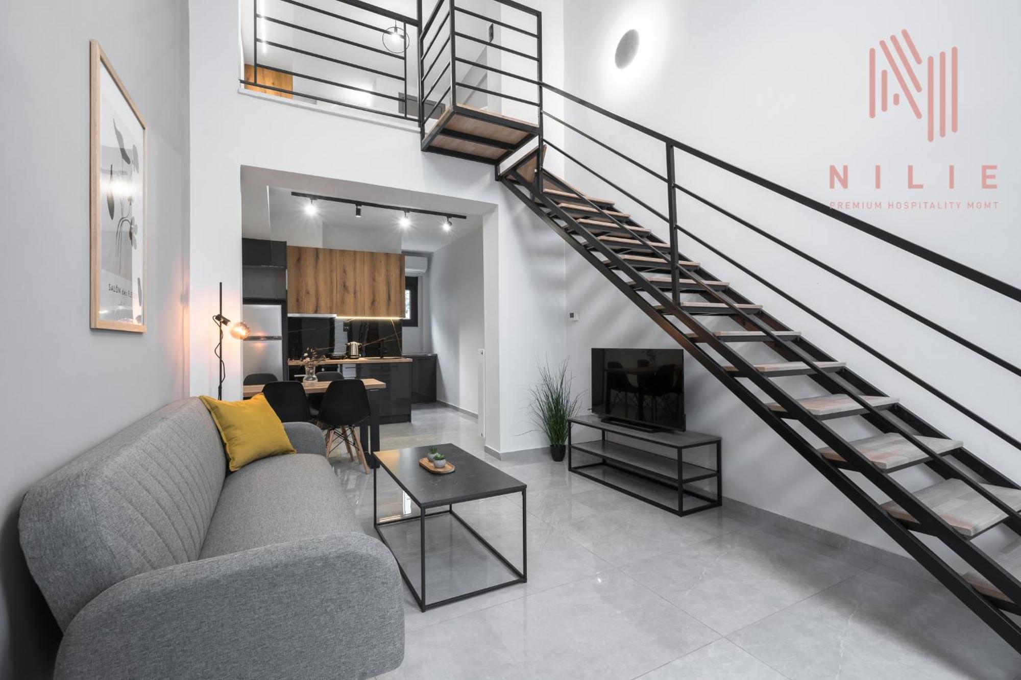 Appartamento Railway Lofts, Nilie Hospitality Mgmt Salonicco Esterno foto