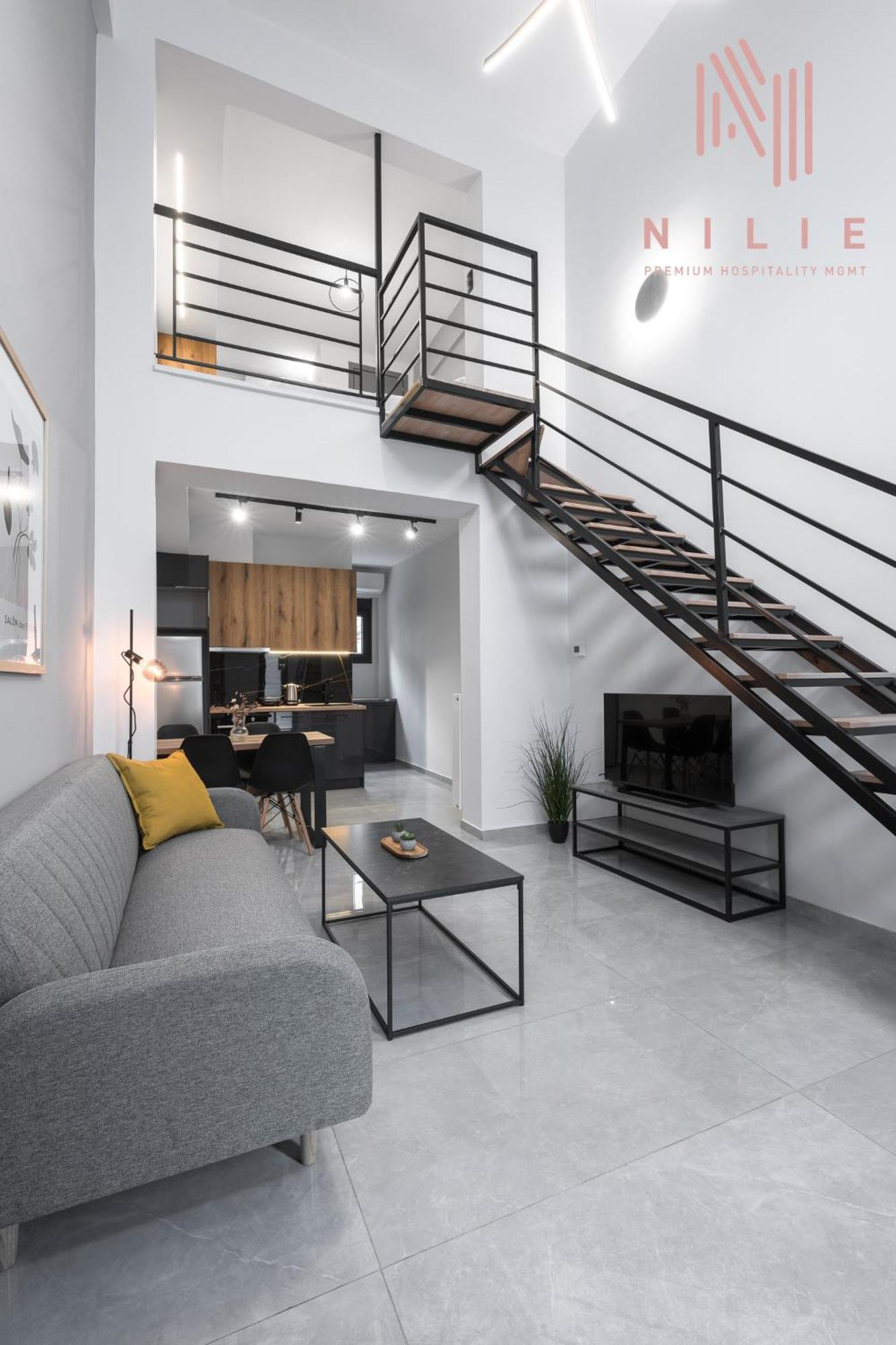 Appartamento Railway Lofts, Nilie Hospitality Mgmt Salonicco Esterno foto